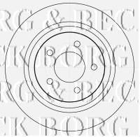 BORG & BECK bbd4522 -  Тормозной диск